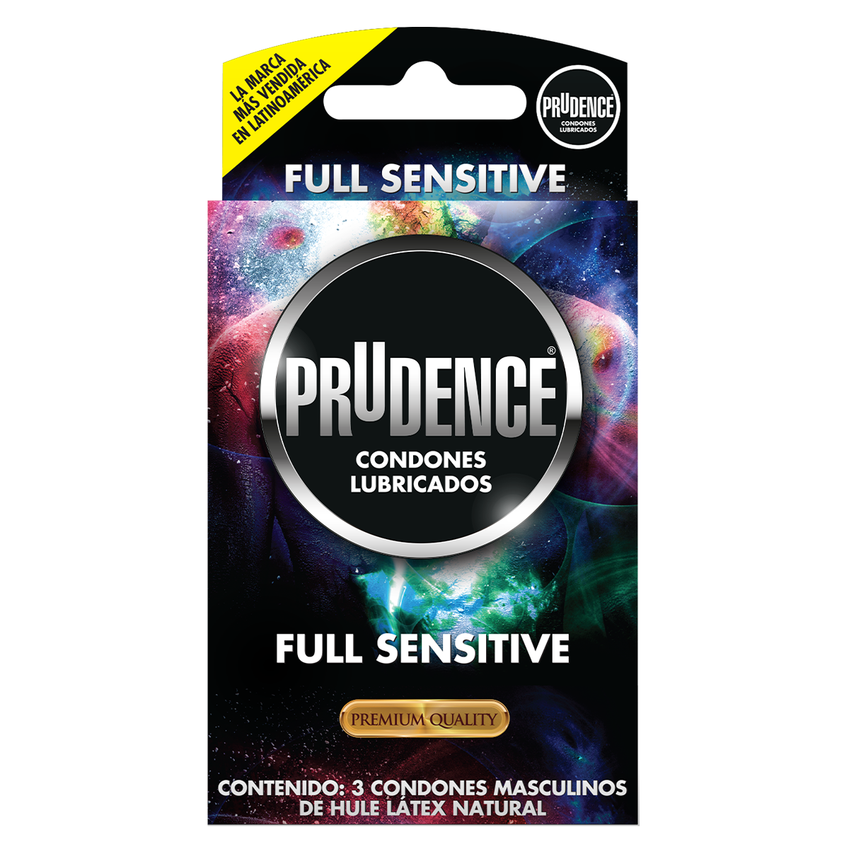 3 Condones Prudence Full Sensitive, Más Delgado, Lubricado Doble