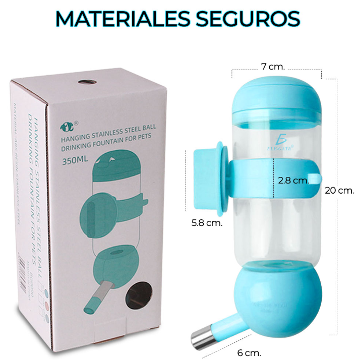 Dispensador De Agua Para Perro Gato Y Mascotas 350 ml Bebedero