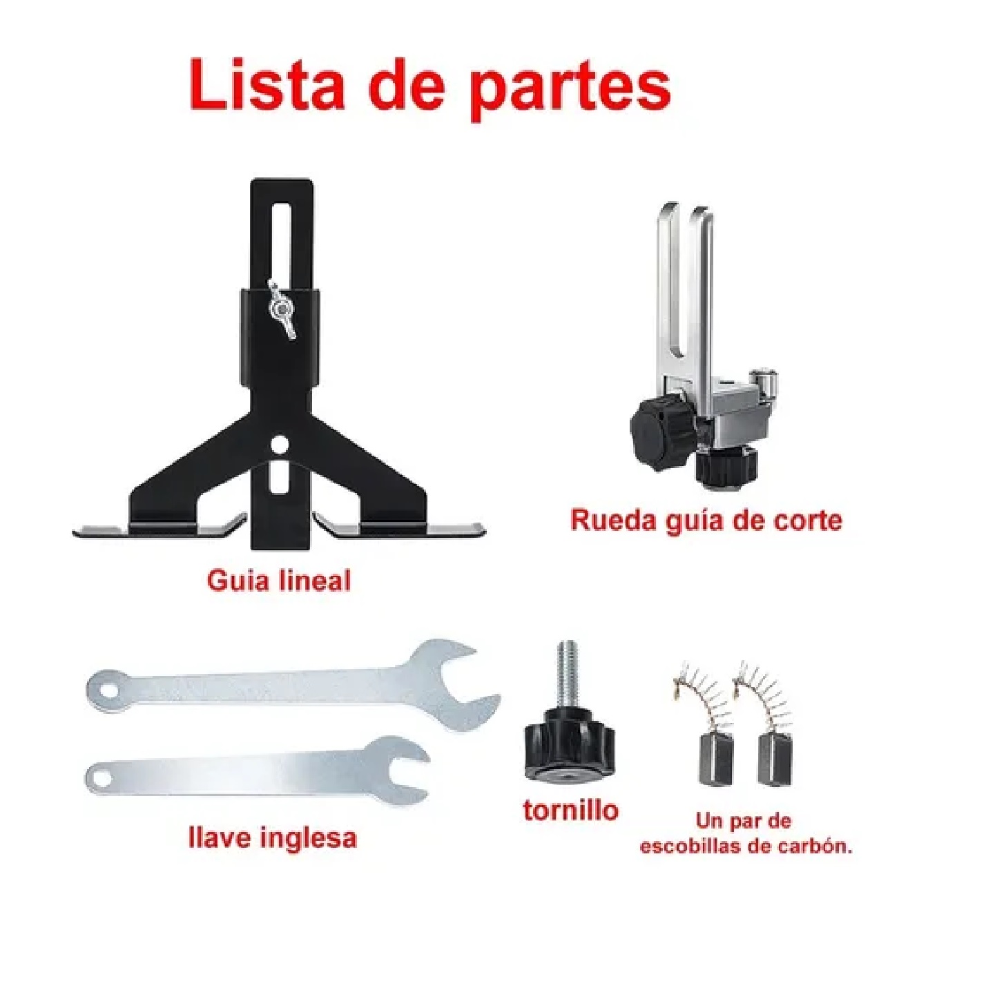 Router Rebajadora Bordes Madera Eléctrico Roja