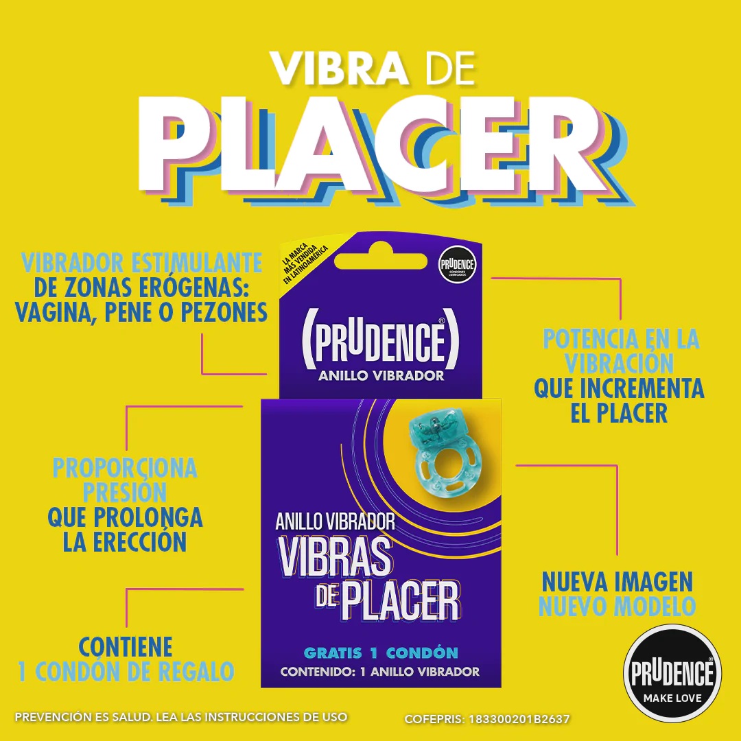 Condón Prudence Clásico + Anillo Terremoto