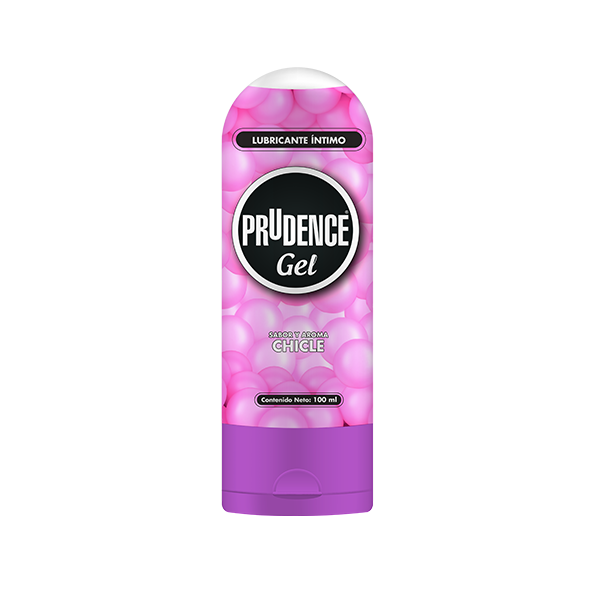 Lubricante Comestible Con Sabor Chicle Prudence Gel 100ml Base Agua