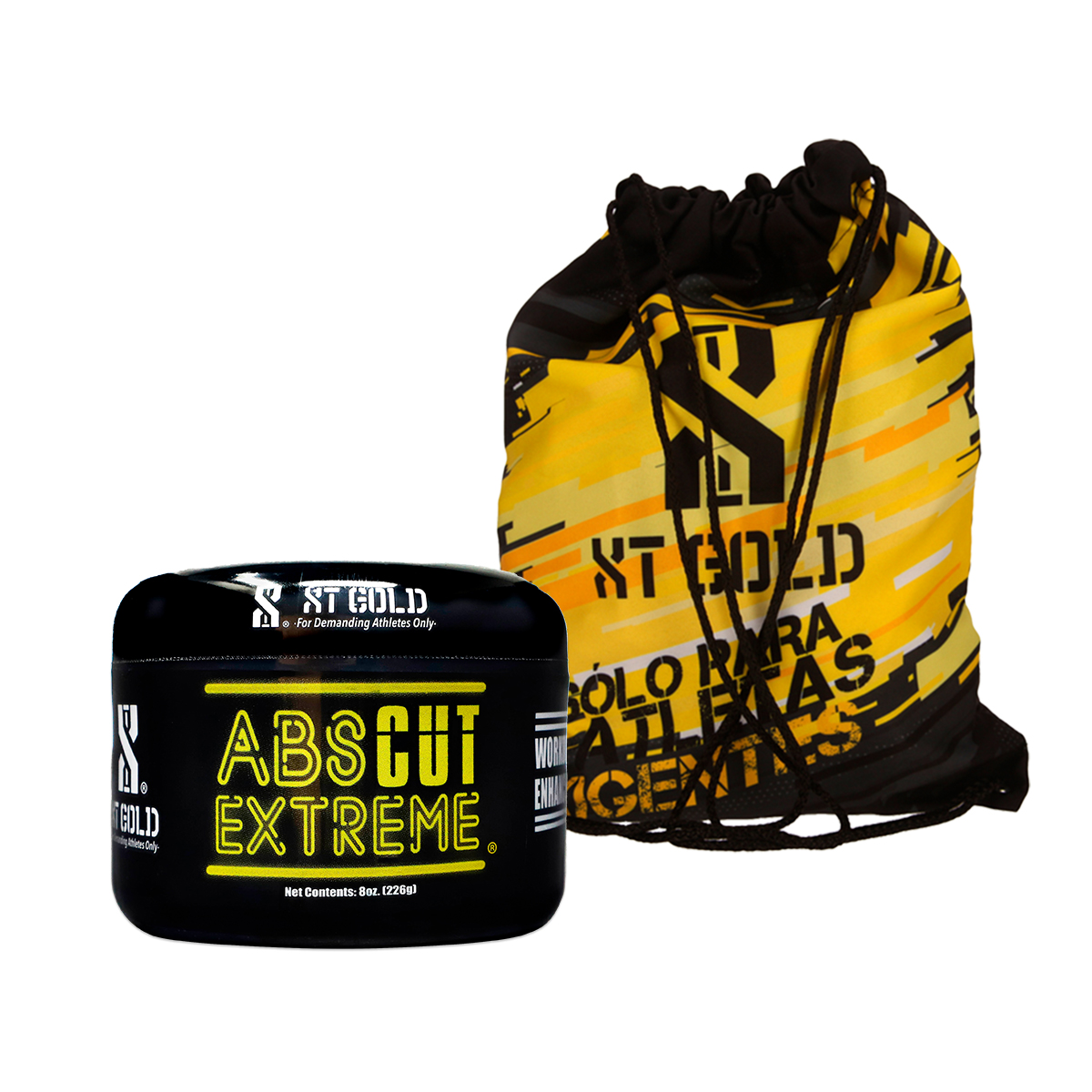 Crema Reductora Xt Gold Abs Cut Extreme + Morral Xt