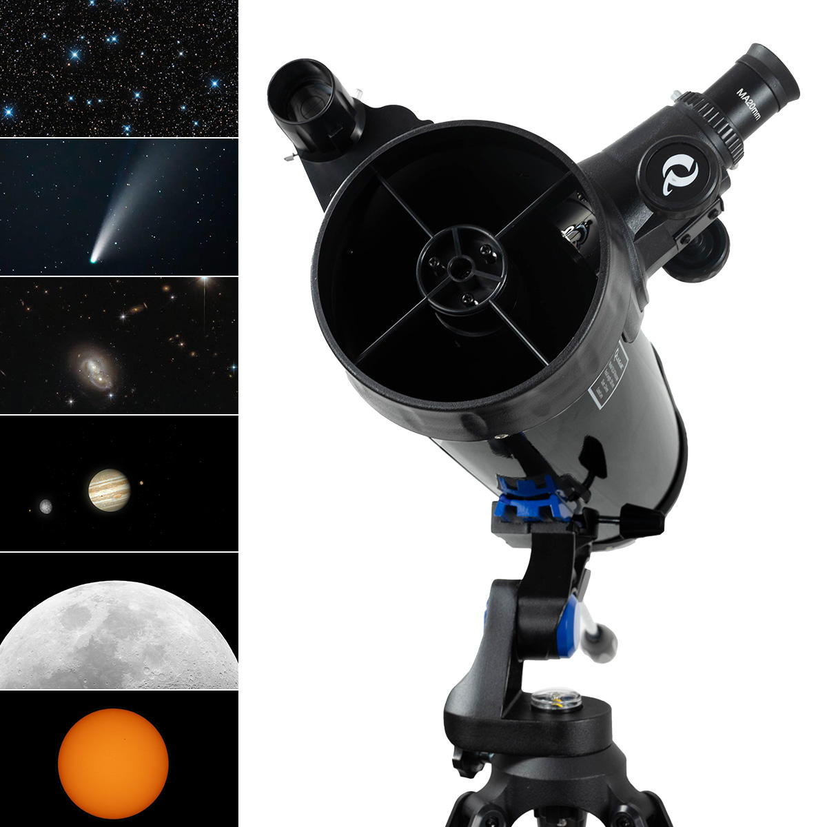 Telescopio Quasar Starter Q114 375x Con Adaptador Smartphone