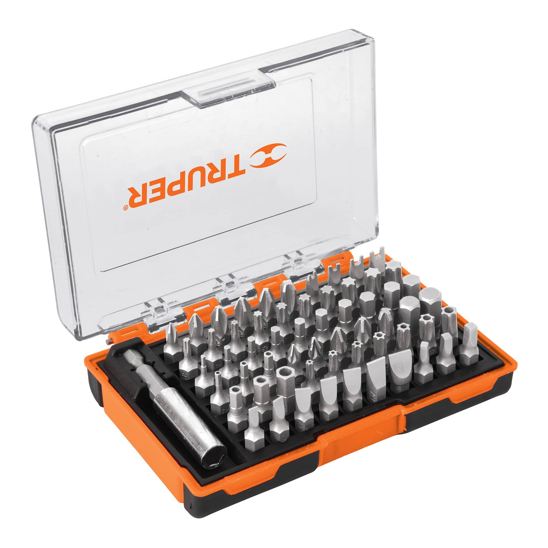 Juego De Puntas Mixtas 61 Piezas Con Estuche Truper 10758