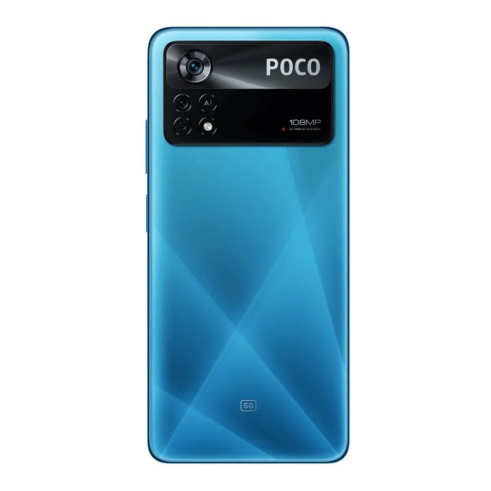 Celular Xiaomi Poco X4 Pro 5G 6GB 128GB Azul 2201116PG Desbloquea