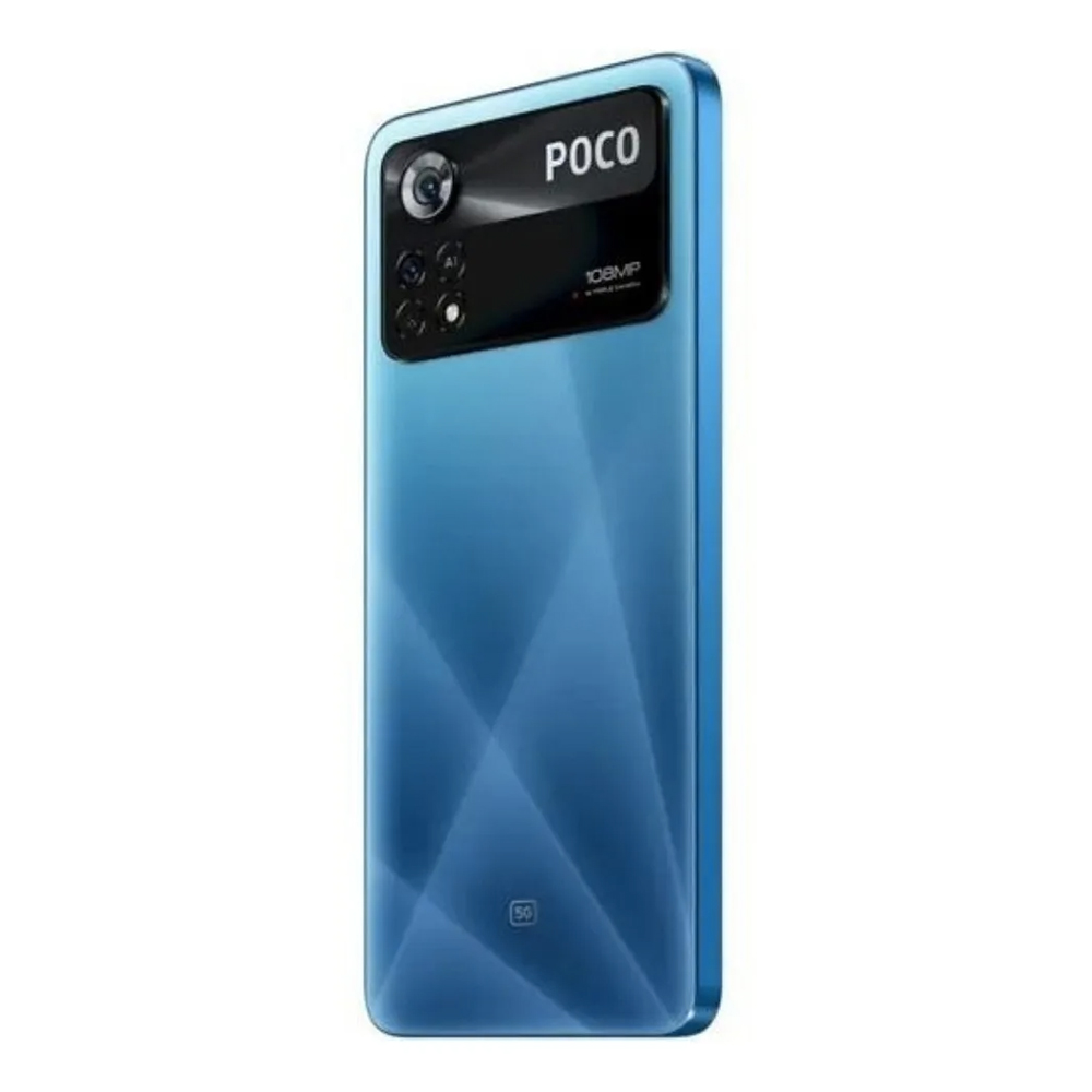 Celular Xiaomi Poco X4 Pro 5G 6GB 128GB Azul 2201116PG Desbloquea