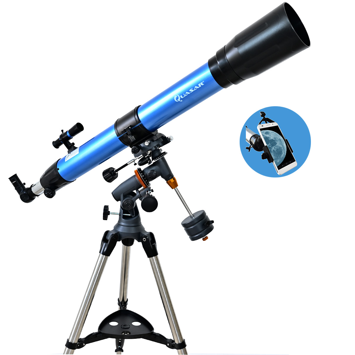 Telescopio Quasar Q90 Professional Adaptador Smartphone