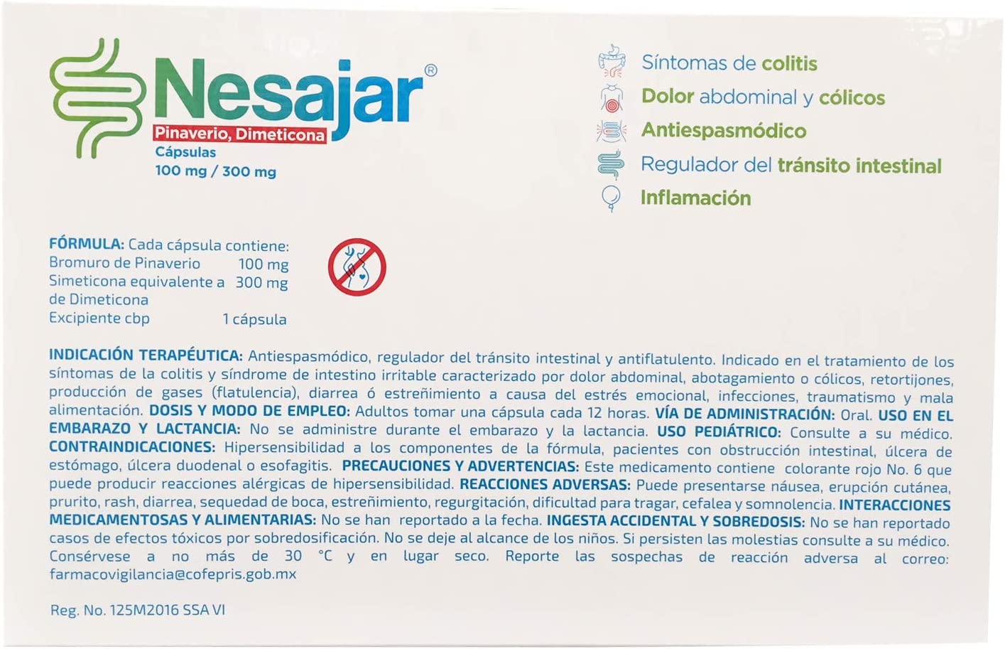 Capsulas Nesajar 649942 3 Pack Alivio de Estreñimiento