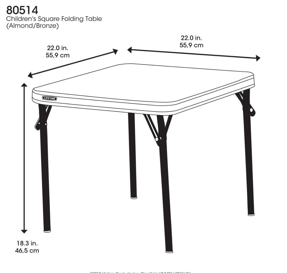 Mesa para niños Lifetime