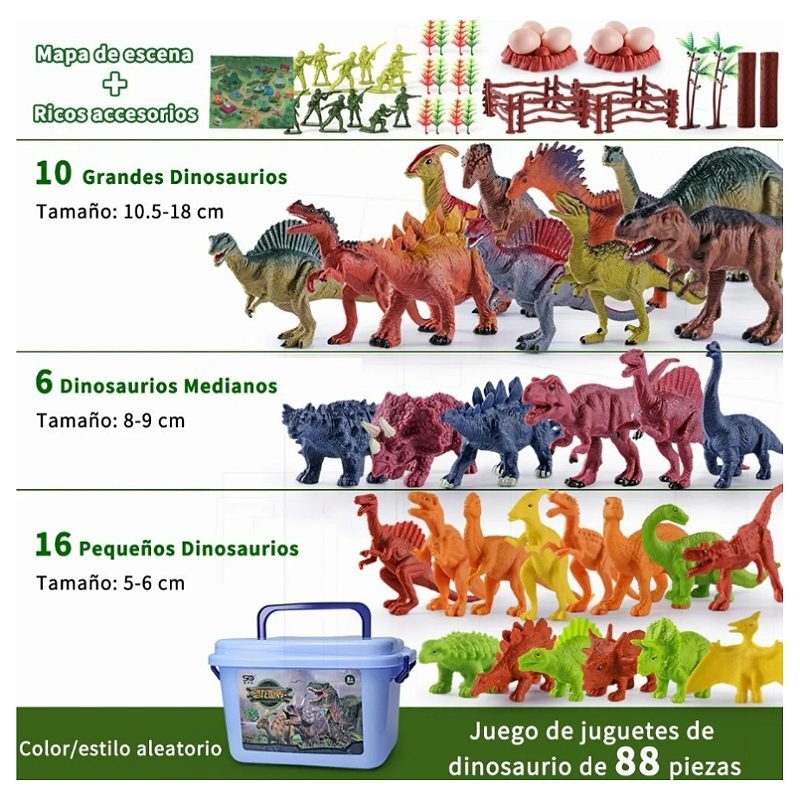 Juguetes de dinosaurios para niños de 3,4,5, 6, 7, 8 y 9 años