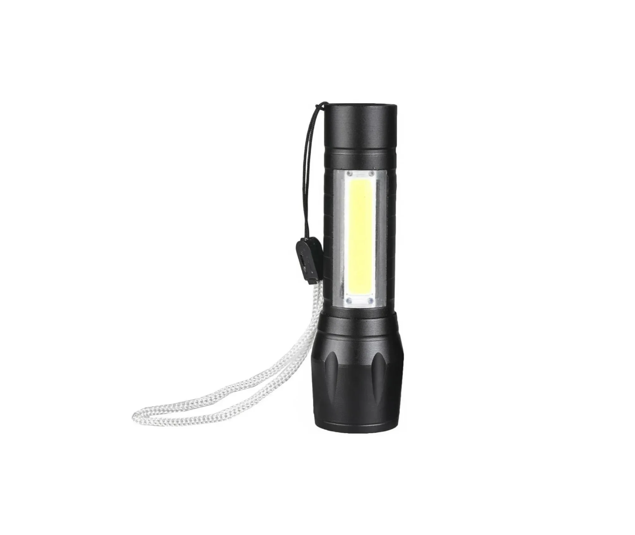 Lampara Tactica Recargable Usb Linterna Led De Mano Zoom Luz.