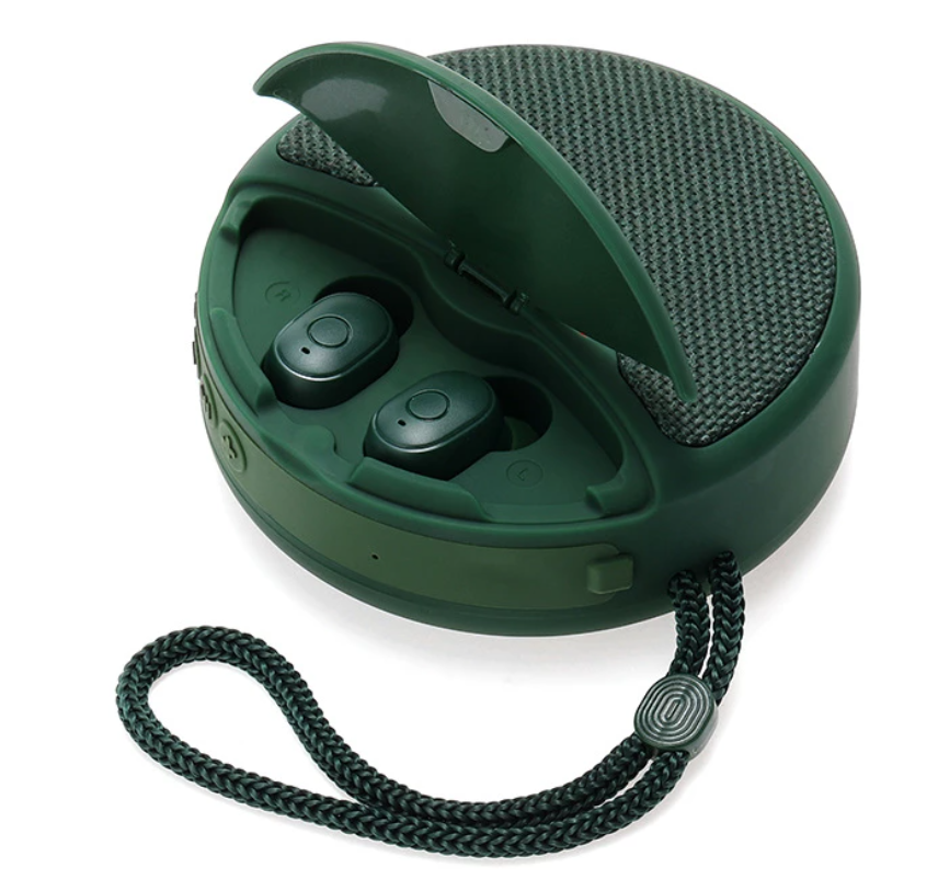 Audifonos + Bocina 2 en 1 Bluetooth Manos Libres Recargables Inalambricos