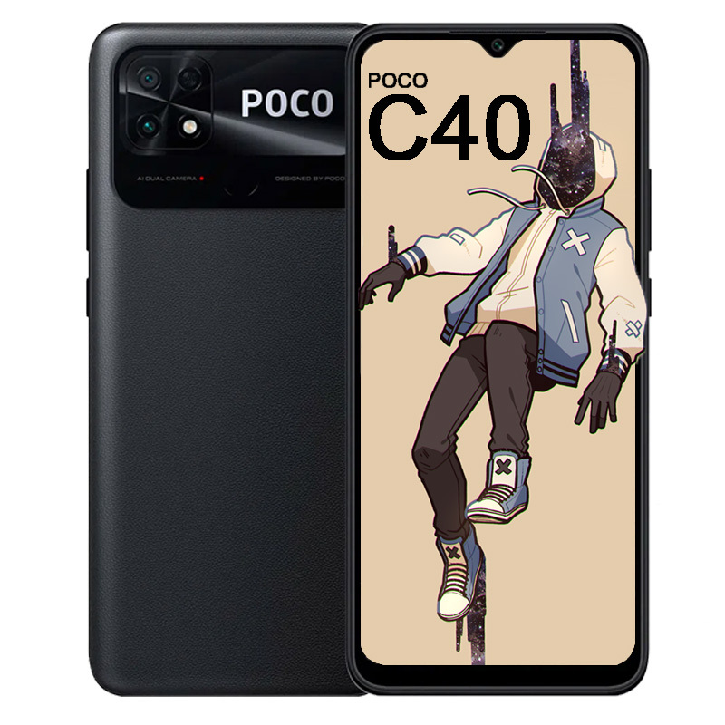 Celular Xiaomi Poco C40 Almacenamiento 64GB Ram 4GB Dual Sim- Negro
