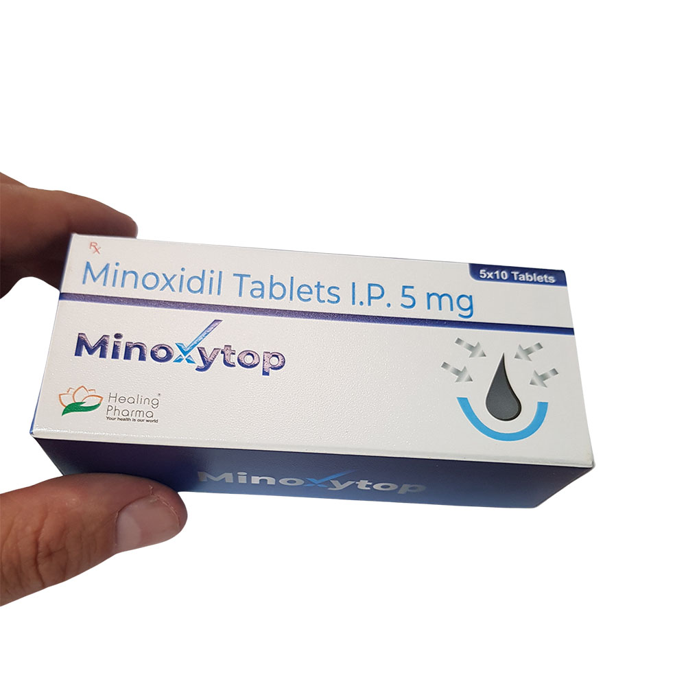 Minoxidil Pastillas 5mg Oral Minoxytop