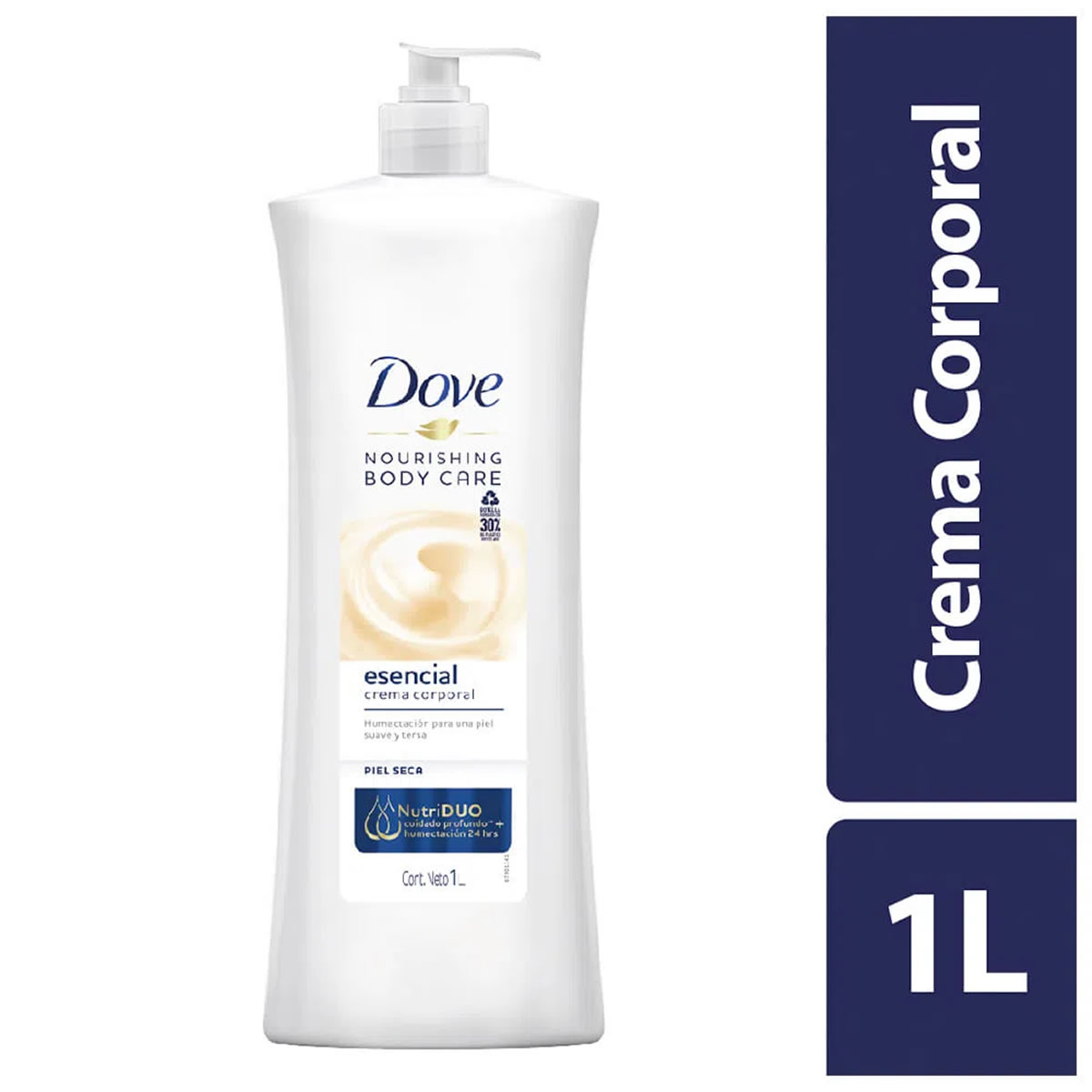  Dove - Gel suave de baño para piel seca, humectación