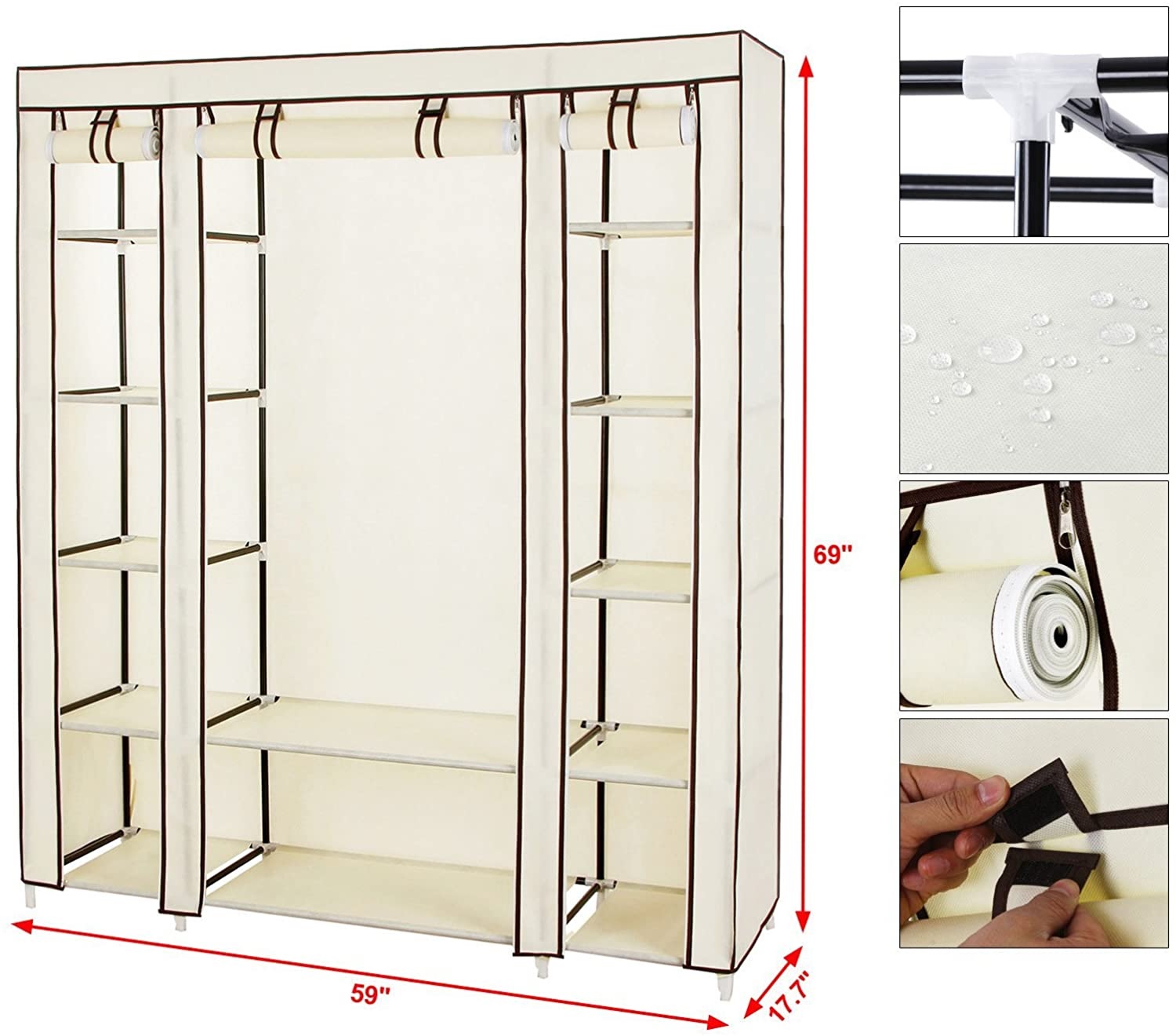 Rack & Pack - Ya conocías nuestra zapatera para puerta o closet? Ahorra  espacio y dale más orden a tu habitación. Fácil de colocar con excelentes  materiales. Elige cuántos paneles deseas colocar