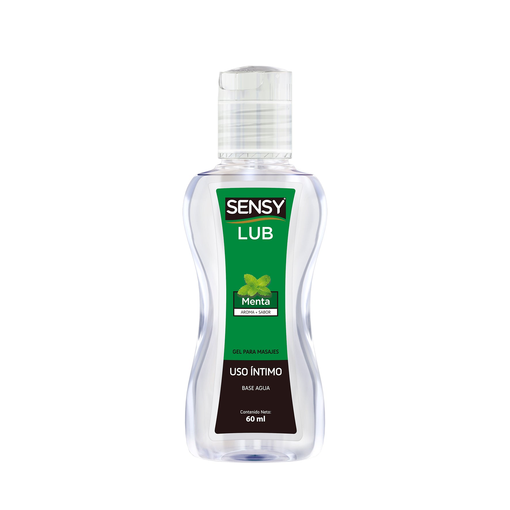 Lubricante Comestible Sensy Lub Con Aroma Y Sabor Menta 60 Ml