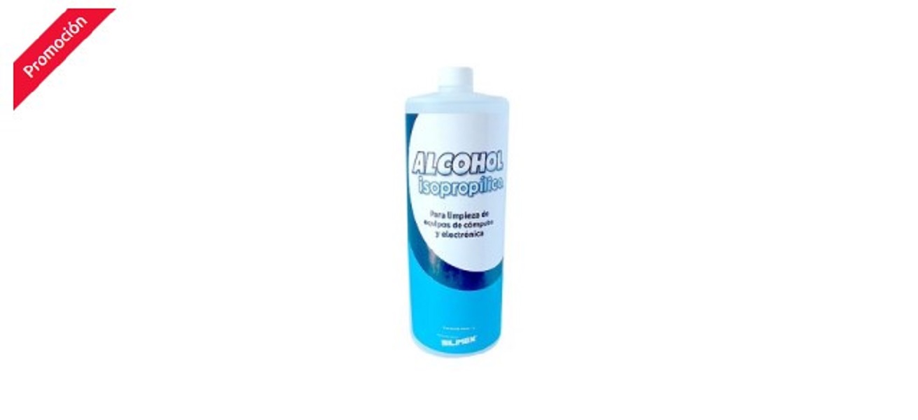 ALCOHOL ISOPROPÍLICO SILIMEX ALCOHOL ISO, AZUL, ALCOHOL ISOPROPILICO, 1 LT