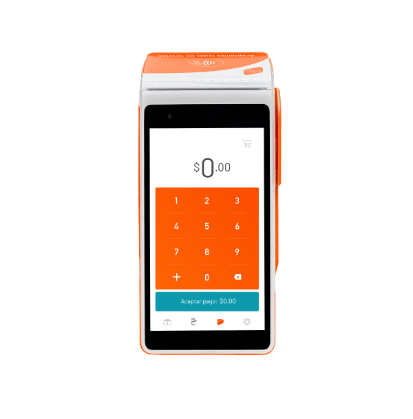 Terminal para Cobro con Tarjeta Clip Total, Internet Gratis E Impresora De Tickets
