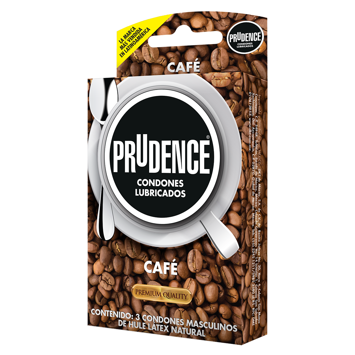Cartera De 3 Condones Prudence Sabor Y Aroma A Cafe