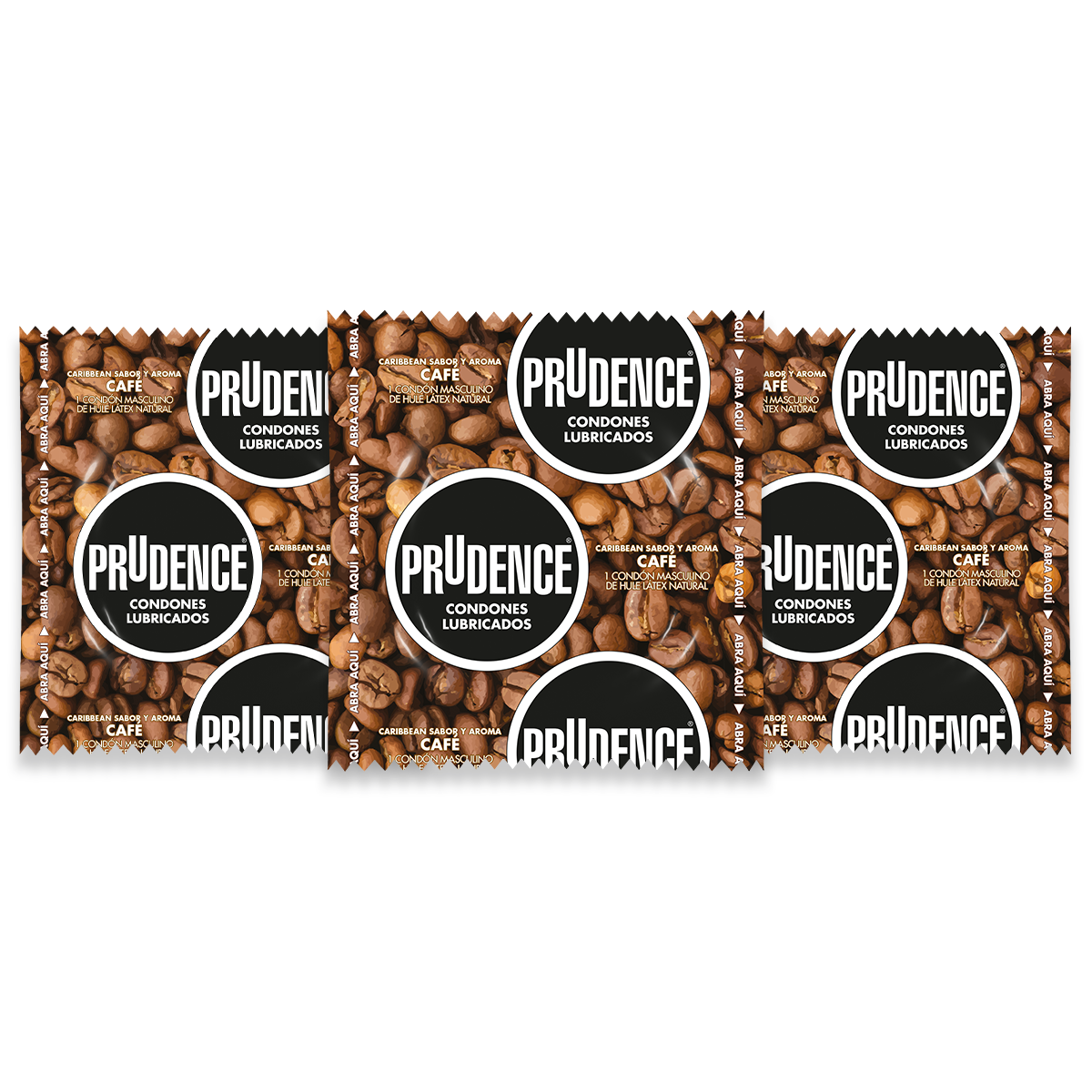 Cartera De 3 Condones Prudence Sabor Y Aroma A Cafe