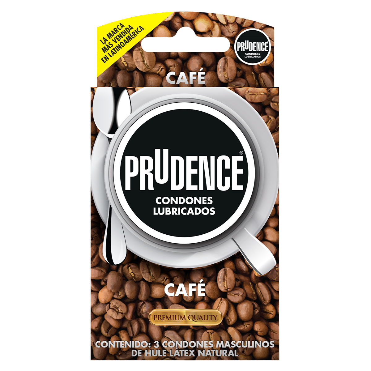 Cartera De 3 Condones Prudence Sabor Y Aroma A Cafe