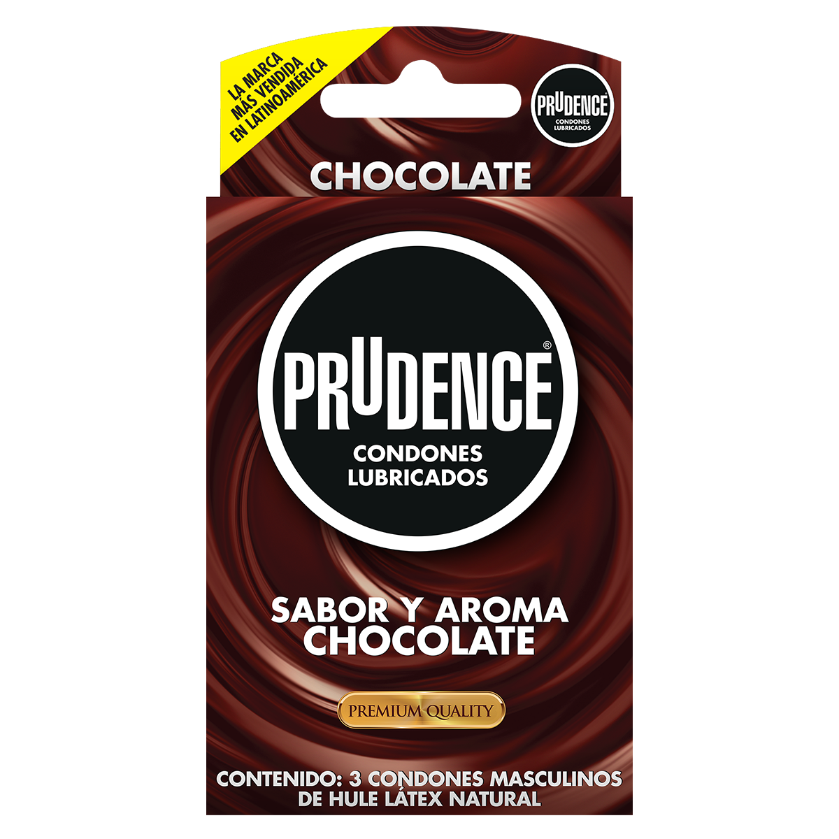 Cartera De 3 Condones Prudence Sabor Y Aroma A Chocolate