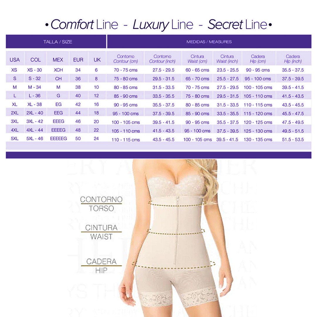 Fajas Colombianas Reductora Levanta Glúteos Moldeadora De Silueta  Reduce Medidas Efecto Inmediato, Faja Colombiana Post Parto Realce Natural.