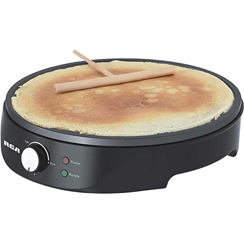 Crepera RCA con placa antiadherente temperatura regulable