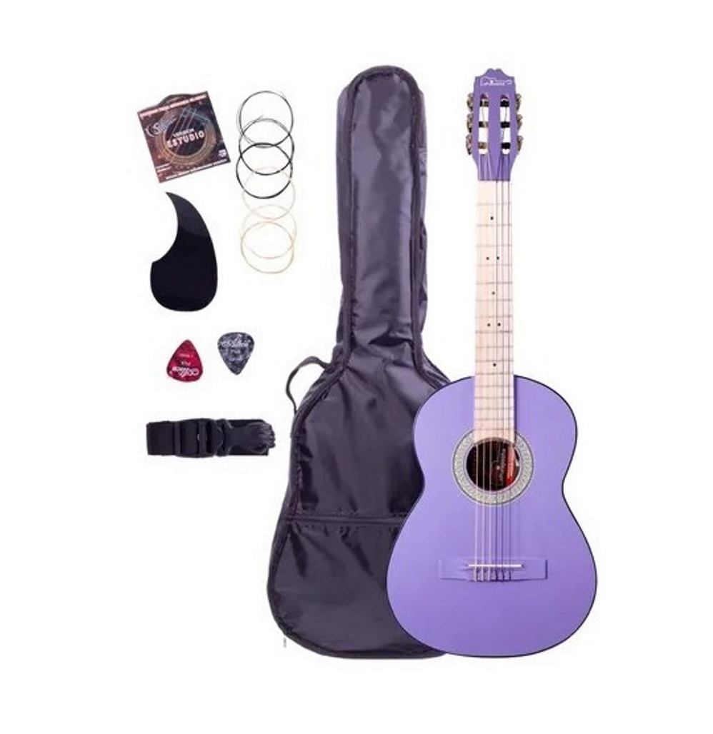 Guitarra Clasica - Acústica De Madera + Funda Y Accesorios