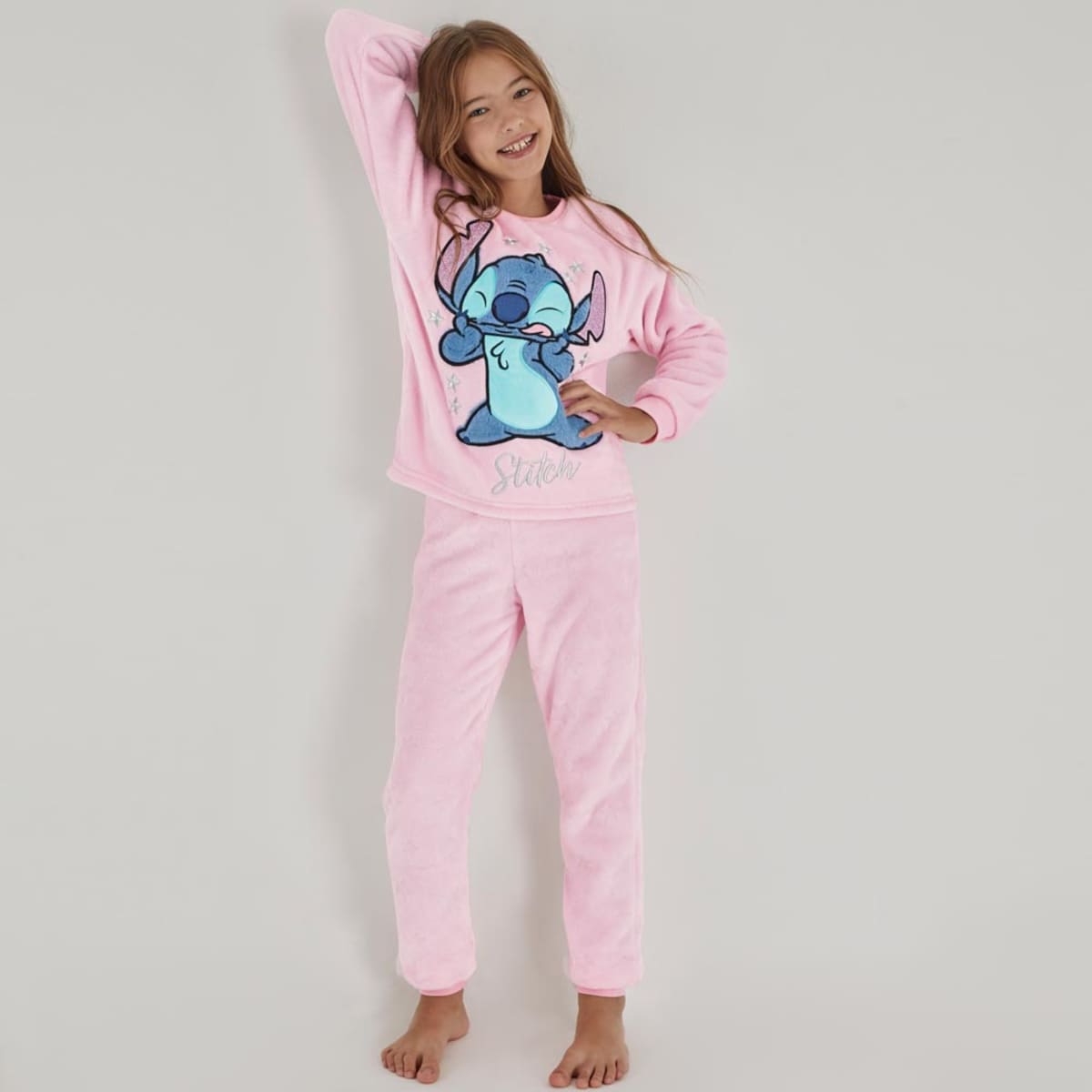Pijama para Dormir Lilo Y Stitch color Rosa para Niña 1005028
