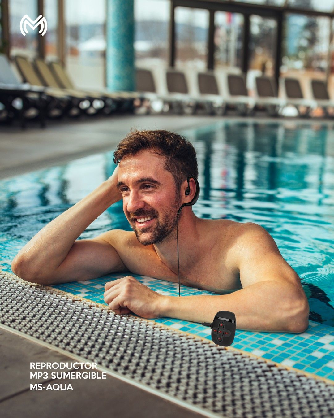 Reproductor MP3 Portátil Resistente al Agua y Sumergible / Master / MS-AQUA