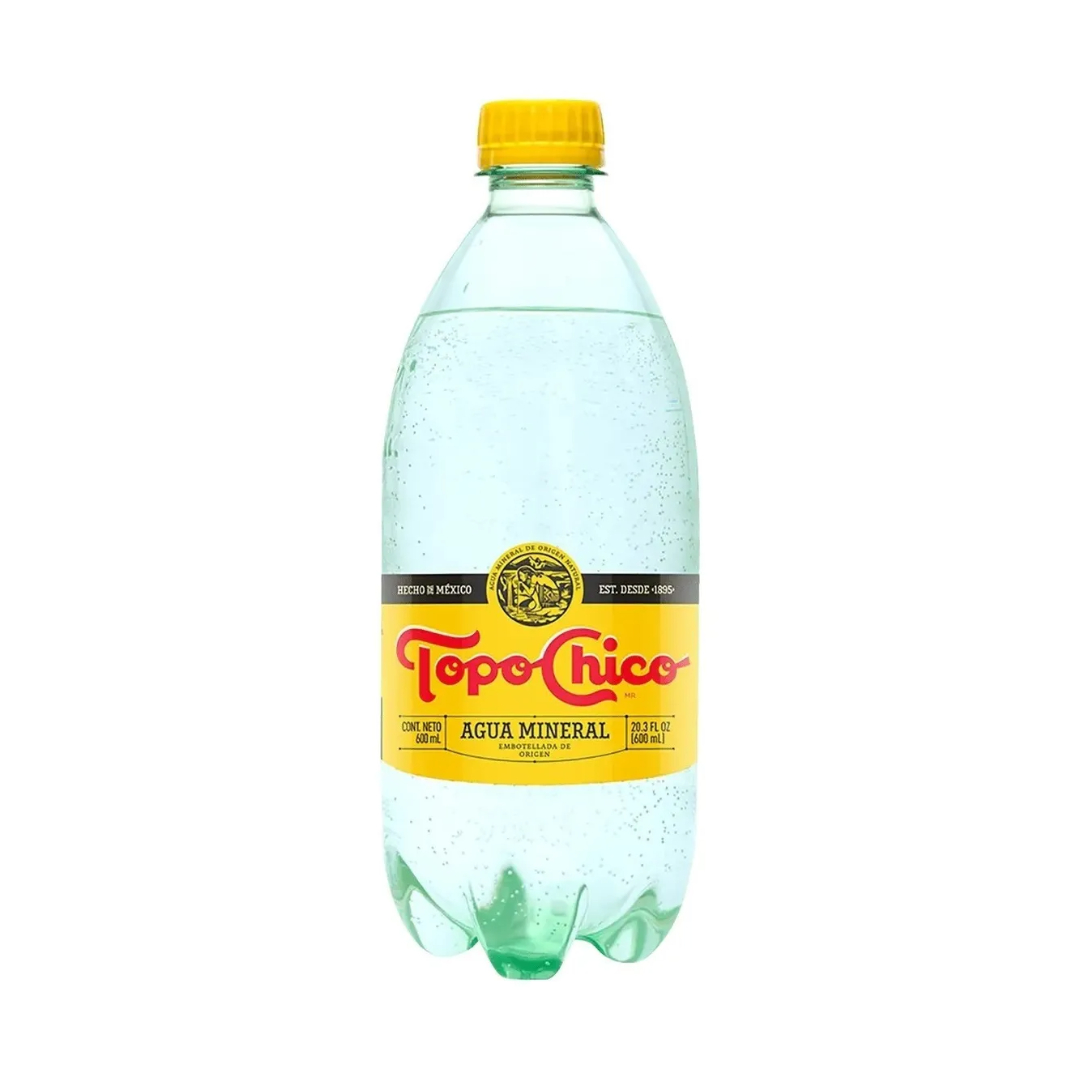 Topo Chico Agua Mineral Paquete De 12 Botellas De 600 Ml Pet