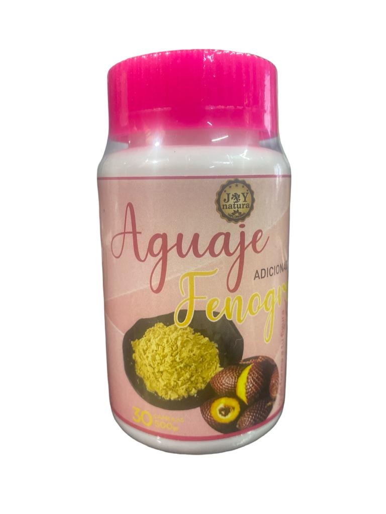 Aguaje Con Fenogreco 30 Caps 500 Mg Joy Natura Original