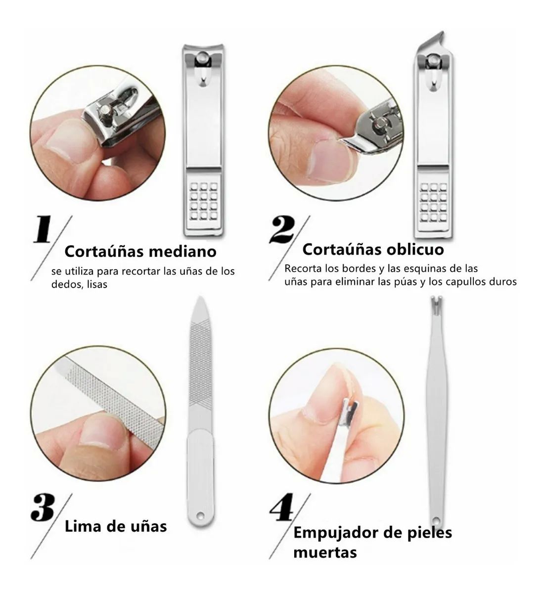 Manicura Y Pedicura 23 En 1 Kit De Manicure Profesional