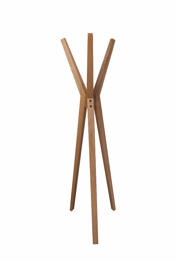 Perchero De Piso Moderno Madera Encino