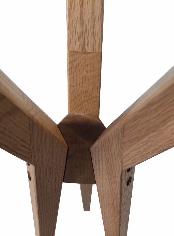 Perchero De Piso Moderno Madera Encino