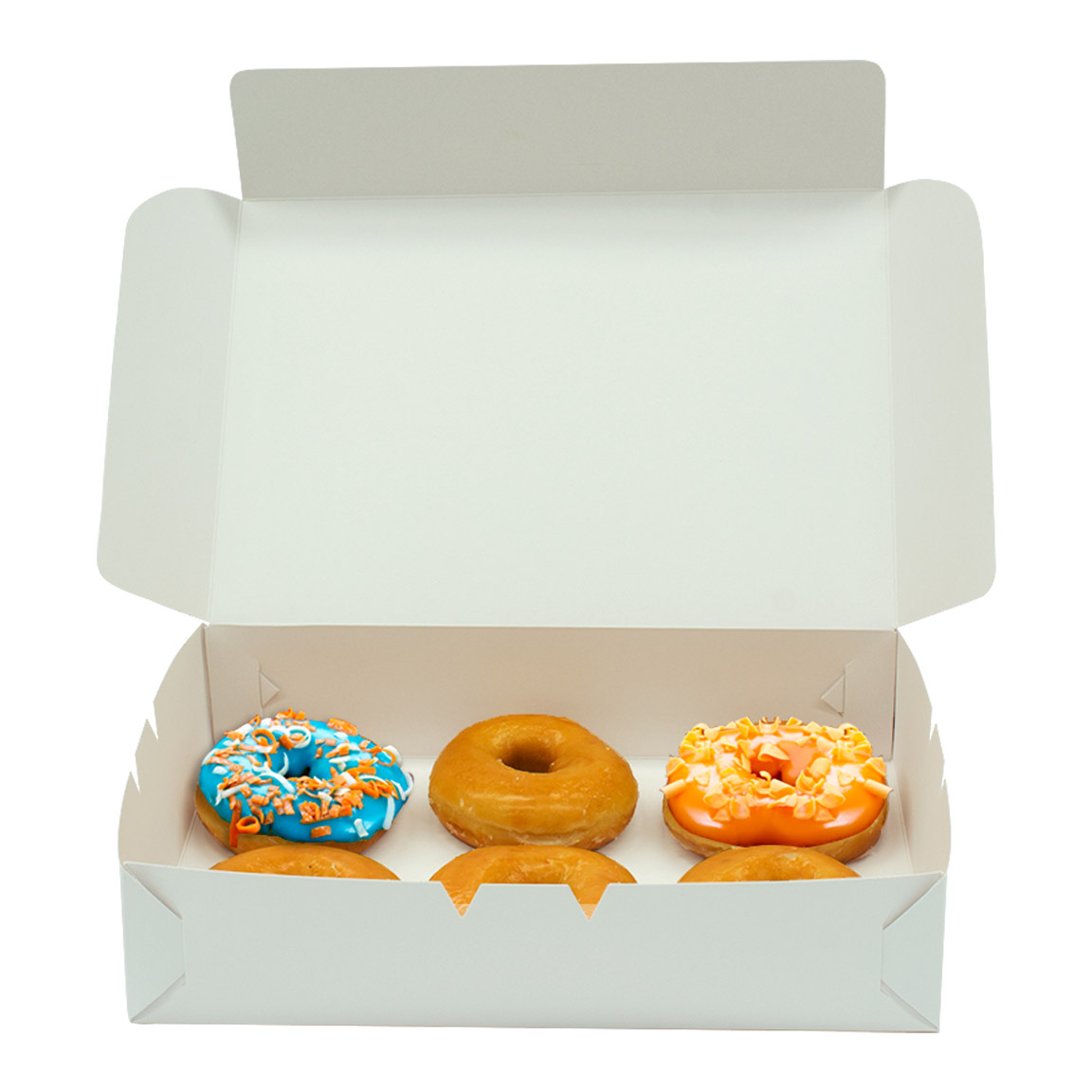Caja Para Donas 100 Piezas 28x20x7 Grado Alimenticio