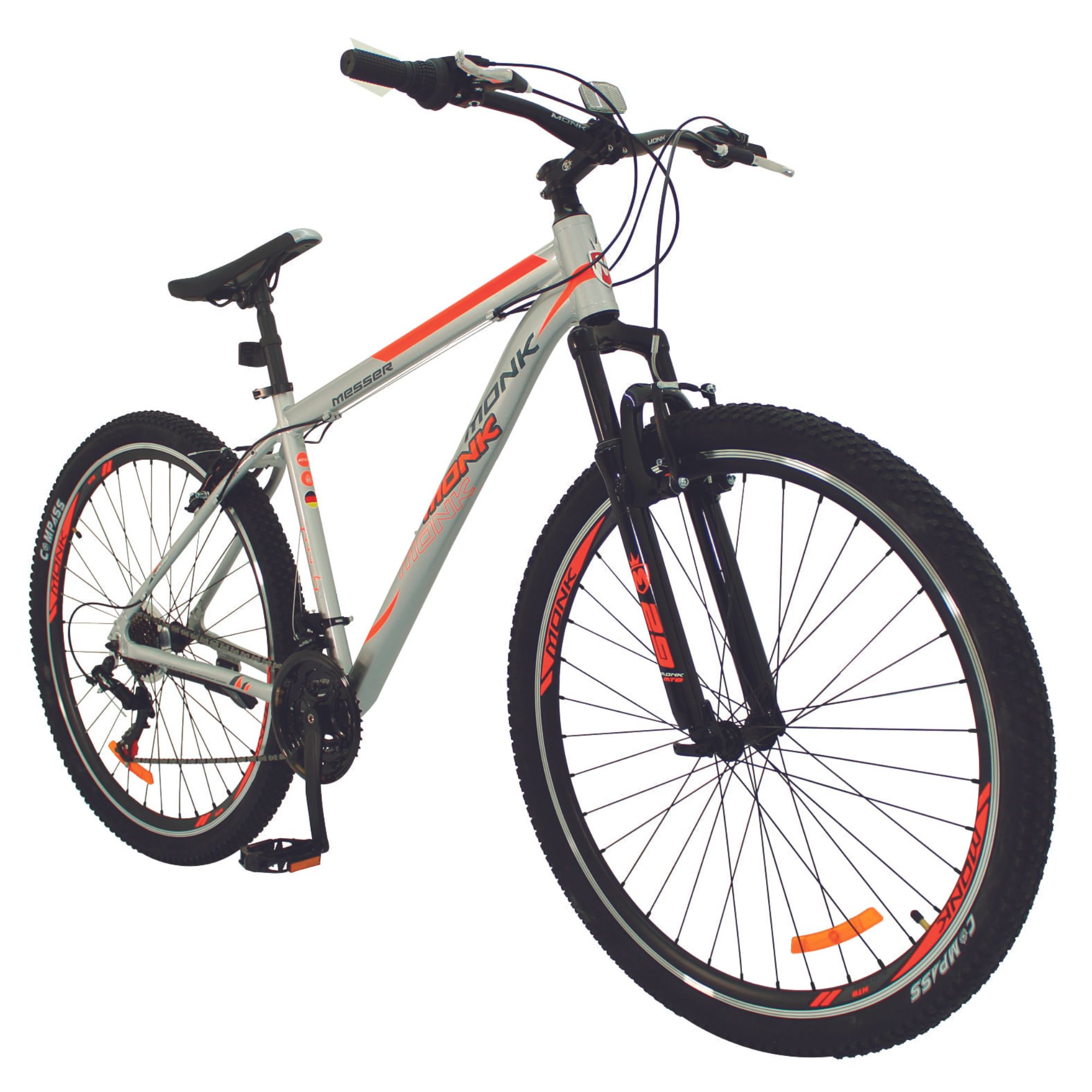 Mountain Bike Bici De Aluminio Shimano Messer Monk22 Naranja
