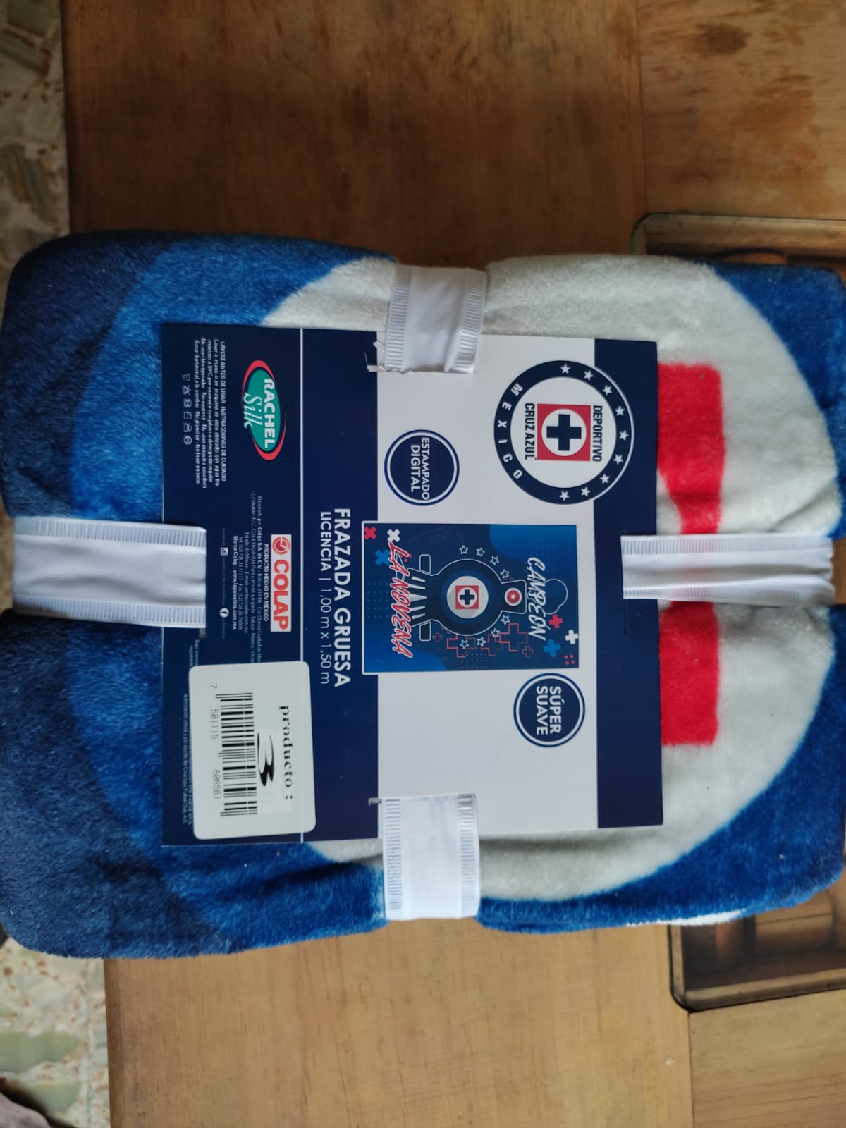 Cobertor Ligero Cruz Azul 9campeonato Para Niños 