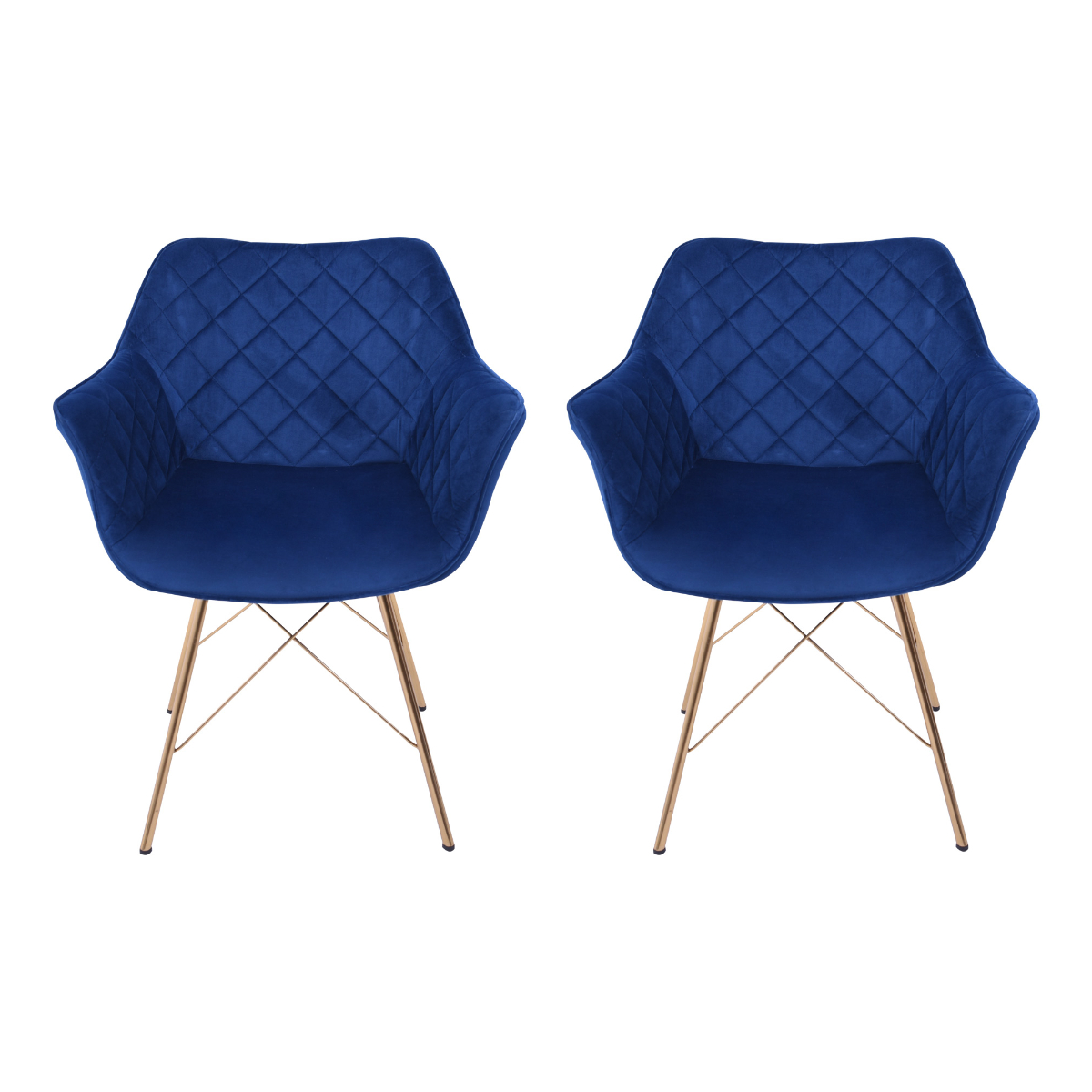 2 Sillones Mantra de Tela color Azul