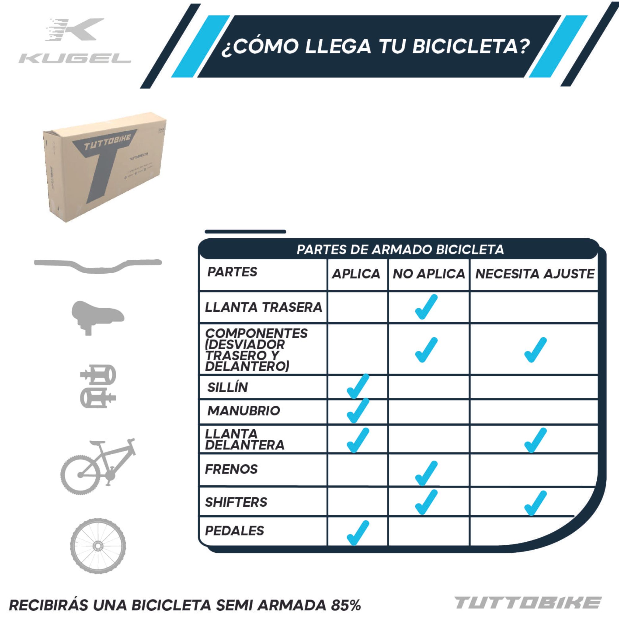 Bicicleta De Montaña Rodada 29 Kugel Messer Mtb Verde