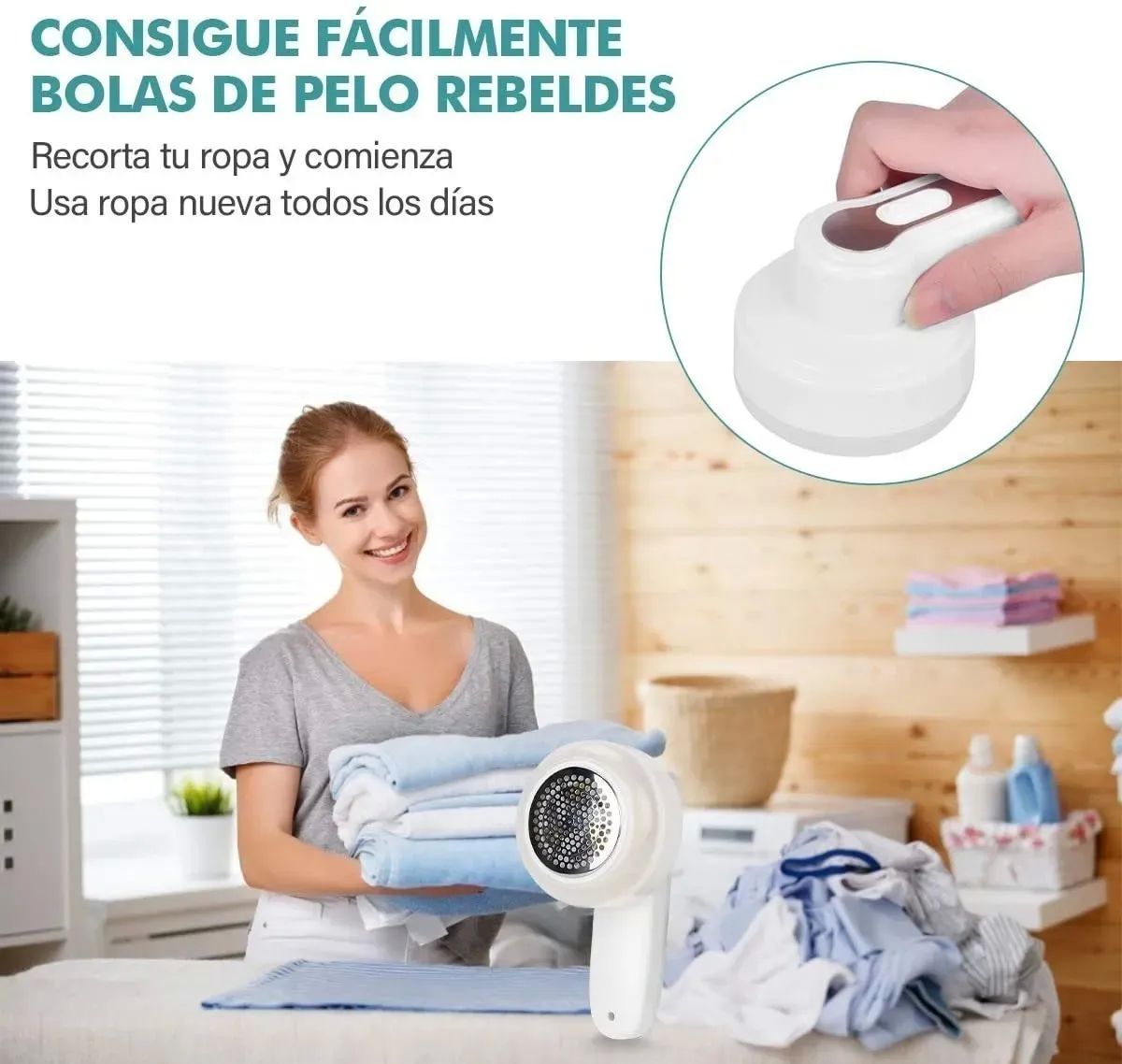 Removedor Quita Pelusa Usb Recargable Rasuradora Eléctrico