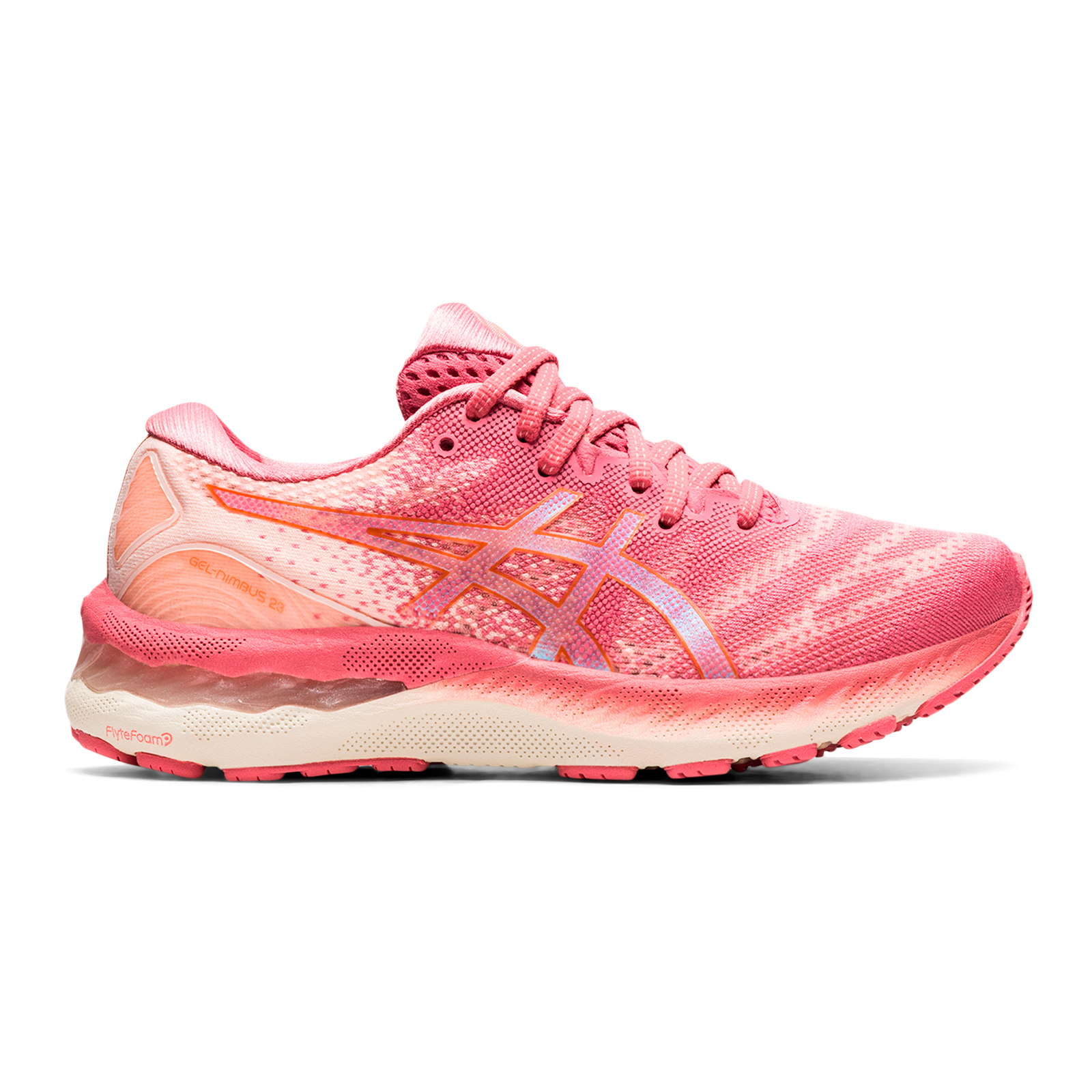Tenis Asics Mujer Gel Nimbus 23 Rosa Running 1012A885708.