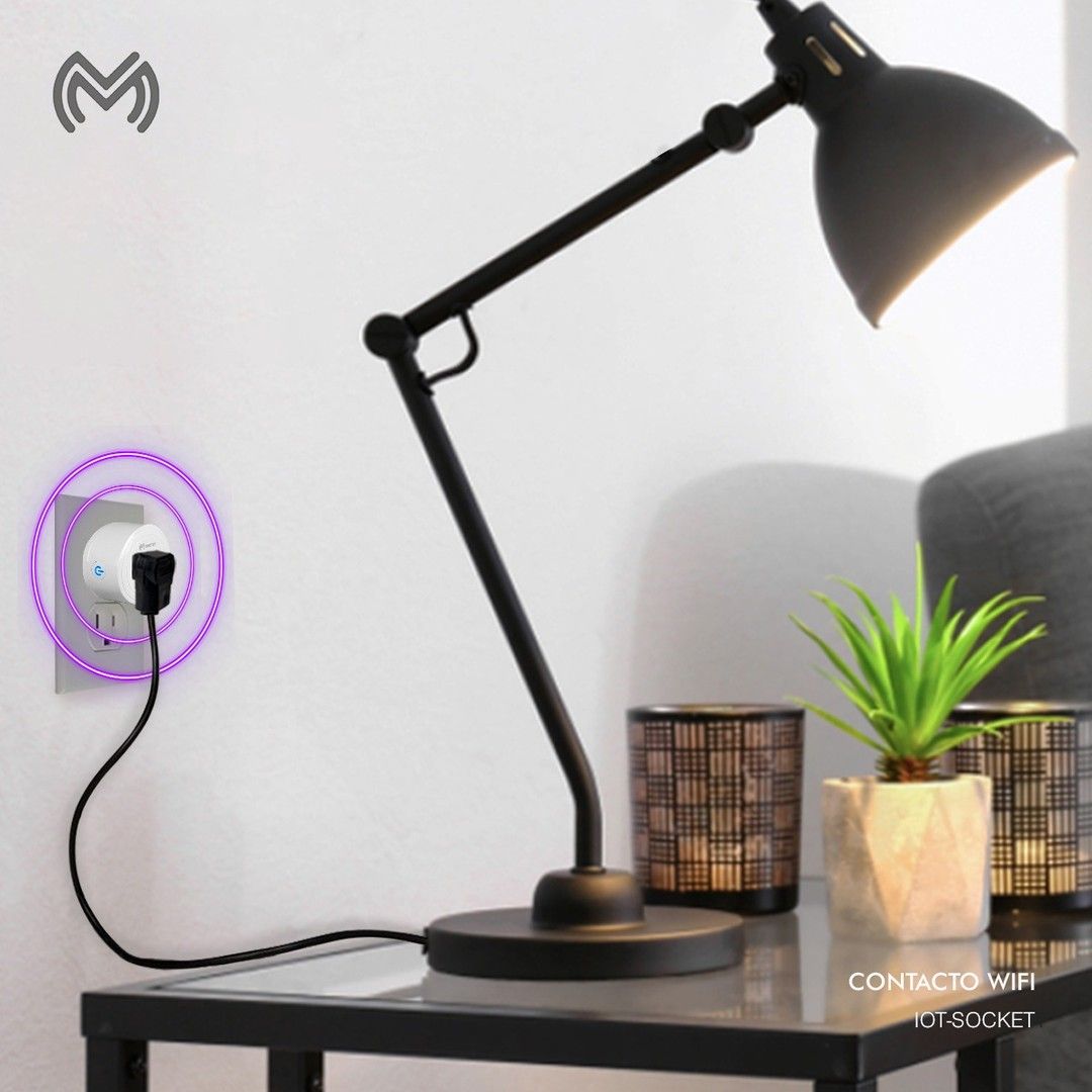 Juego de 2 Sockets Inteligentes para Prender y Apagar Aparatos Electricos desde tu Celular con App / Master / IOT-SOCKET2