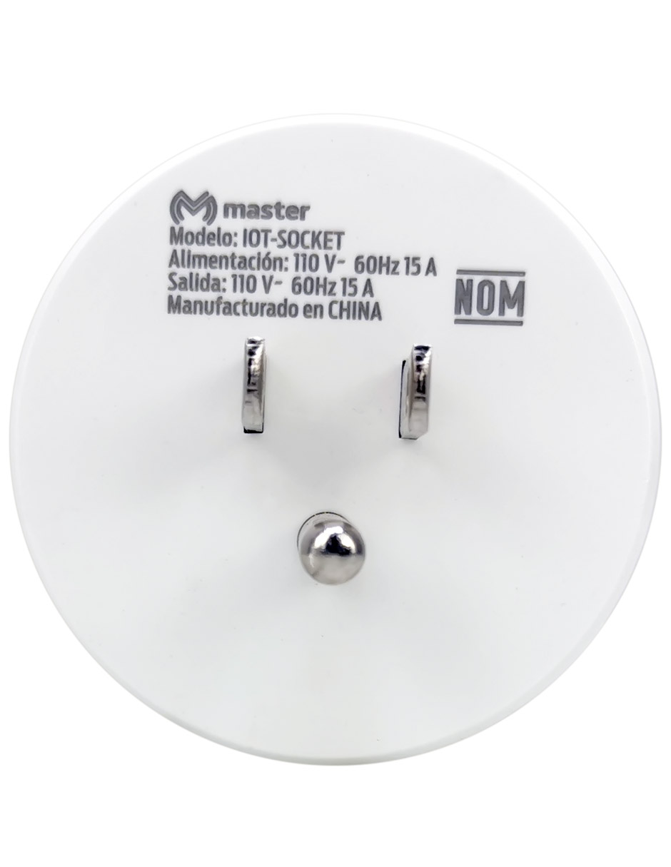 Juego de 2 Sockets Inteligentes para Prender y Apagar Aparatos Electricos desde tu Celular con App / Master / IOT-SOCKET2