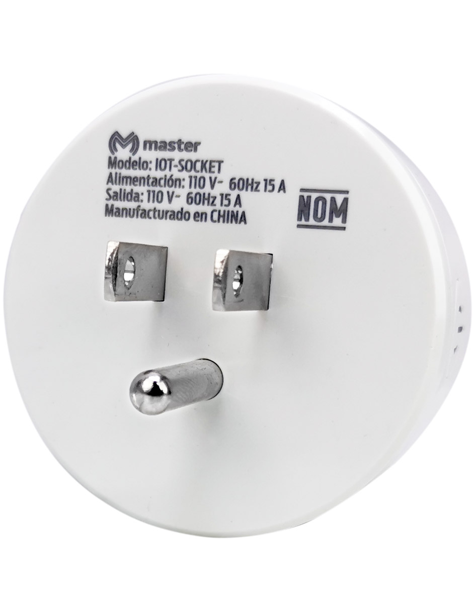 Juego de 2 Sockets Inteligentes para Prender y Apagar Aparatos Electricos desde tu Celular con App / Master / IOT-SOCKET2