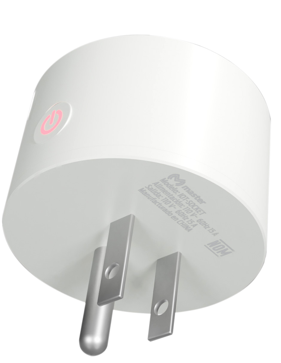 Juego de 2 Sockets Inteligentes para Prender y Apagar Aparatos Electricos desde tu Celular con App / Master / IOT-SOCKET2