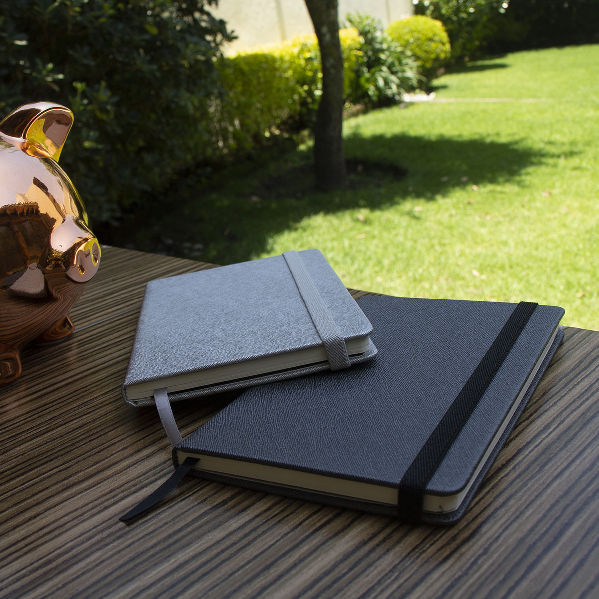 Libreta Tipo Moleskine Acabado Metálico 