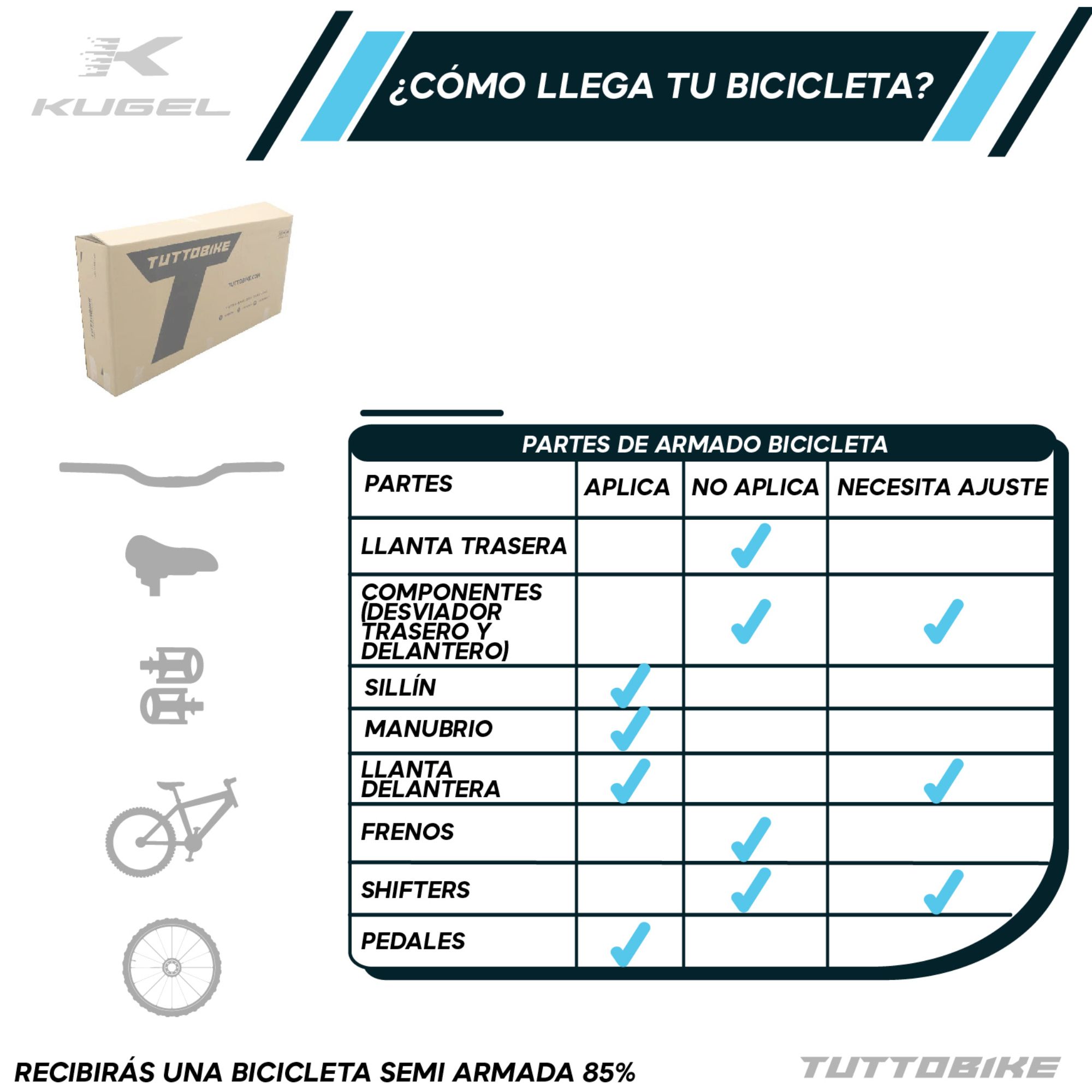 Bicicleta De Mountain Bike Doble Suspensión Kugel Toll R29 Naranja